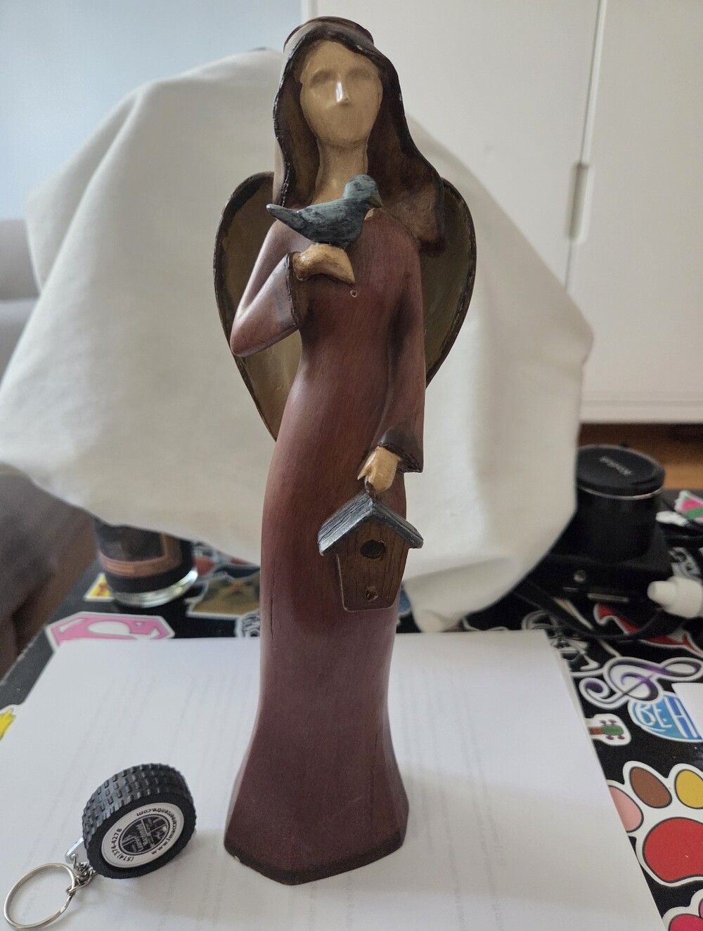 Vintage Tii Collections Resin Angel Figurine (Style #D6030).